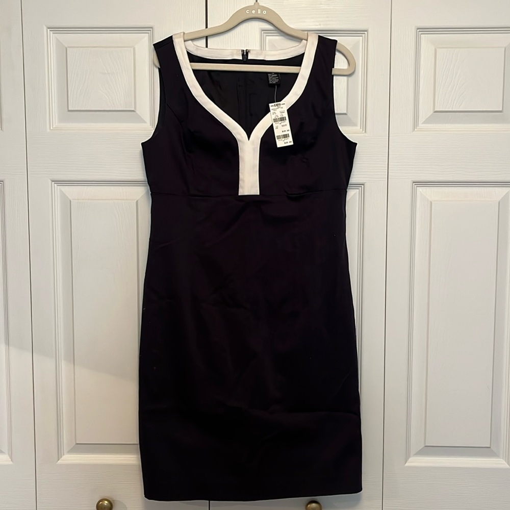 NWT navy dress, BMoss brand, size 12